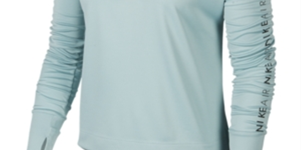 Nike Women's Air Half-Zip Running Top Green Size Small