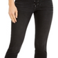 INC International Concepts Women's Lace-up Pull-on Skinny Jeans  Black Size 8