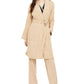 Alfani Belted Trench Coat  Brown Size Medium
