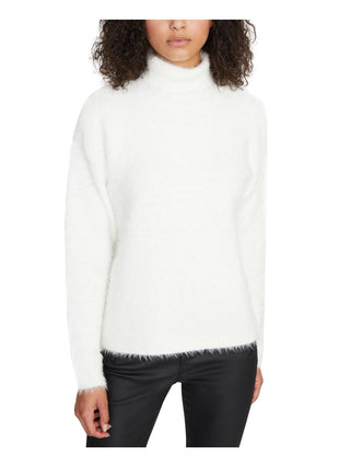 Sanctuary Women's Eyelash Turtleneck Sweater White Size X-Small