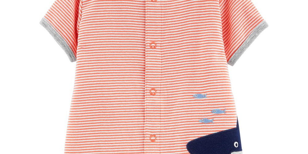 Carter's Baby Creeper - Baby Boys Orange Size Newborn