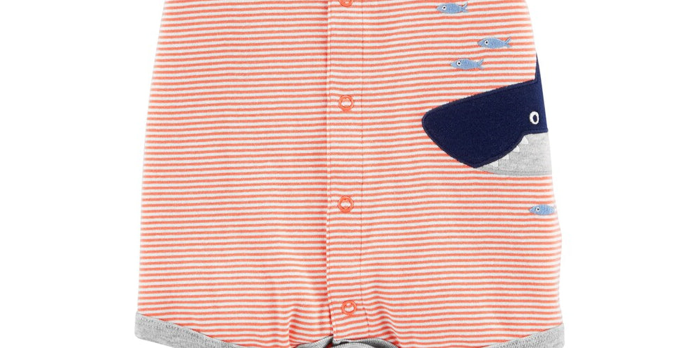 Carter's Baby Creeper - Baby Boys Orange Size Newborn