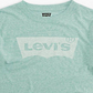 Levi's Big Boys' Classic Batwing T-Shirt, Nile Blue Snow Yarn Size L