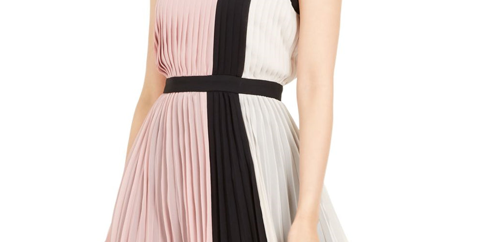 ALFANI Women's Sleeveless Full-Length Dress Pink Size 8