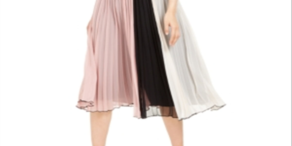 ALFANI Women's Sleeveless Full-Length Dress Pink Size 8