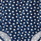 First Impressions Baby Girl's Dot Print Ruffle Swimsuit Blue Size 12 Months