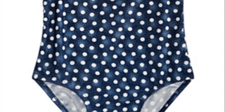 First Impressions Baby Girl's Dot Print Ruffle Swimsuit Blue Size 12 Months