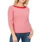 Karen Scott Women's Cotton Grommet Top Red Size X-Small