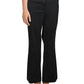 Alfani Women's Piped Ponte Wide Leg Pants Black Size 12 Petite