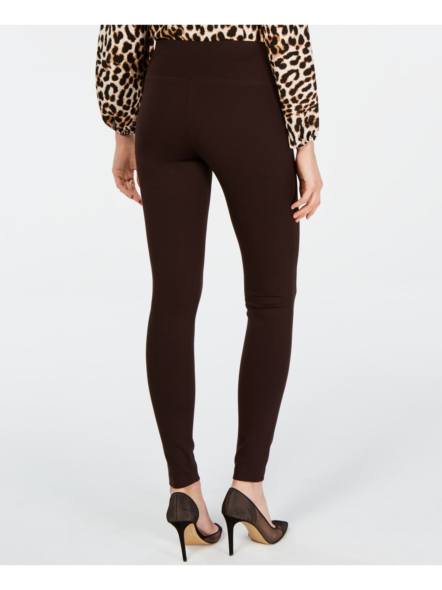 INC International Concepts Women's Seamless Leggings Brown Size 2 Petite