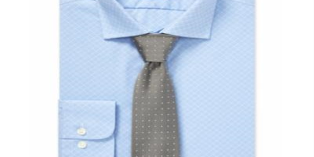 Lauren Ralph Lauren Men's Slim Fit Dress Shirt Blue Size 17X34-35