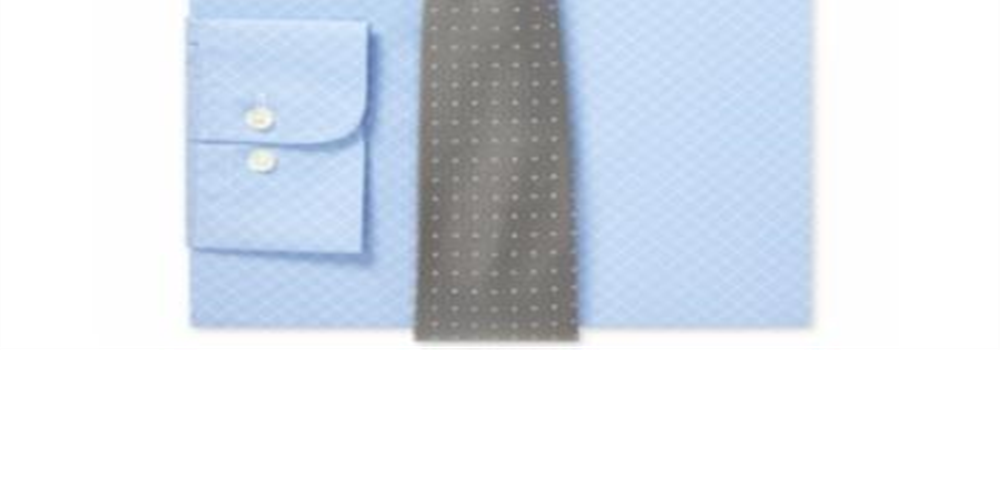 Lauren Ralph Lauren Men's Slim Fit Dress Shirt Blue Size 17X34-35