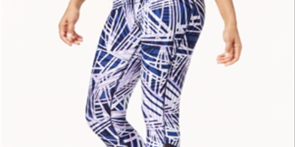 Buy Calvin Klein women performance high waisted printed leggings purple  combo Online