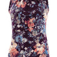 Calvin Klein Women's Plus Printed Pleat-Neck Top Aubergine MultiSize 3X