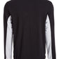 Ideology Men's Mesh Blocked Long Sleeve T-Shirt Black
