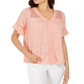 Style & Co Women's Crochet Top Orange Size Medium