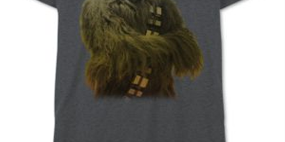 Star Wars Men's Chewbacca Ombre Graphic T-Shirt -Gray Size XL