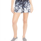 INC Women's  Tie-Dyed Denim Shorts  Black Size 8