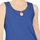 Karen Scott Women's Keyhole Hardware Tank Blue Size XX-Large