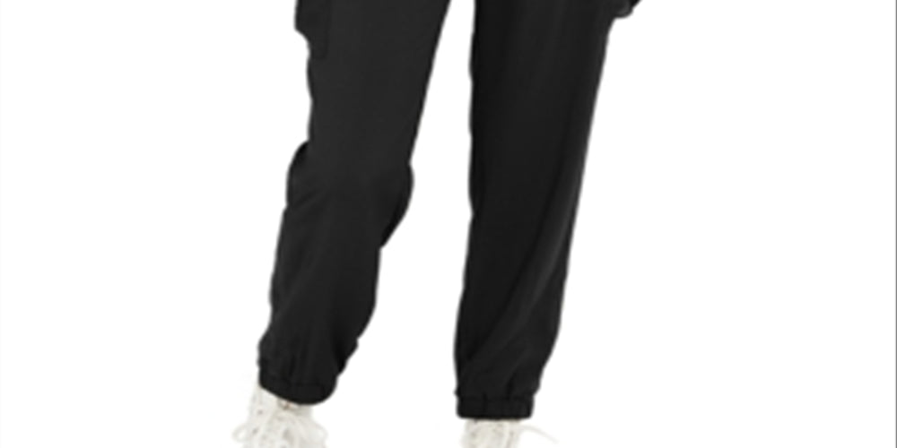 Hippie Rose Junior's Pull on Cargo Pants Black Size Small