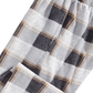 Perry Ellis Men's Plaid Fleece Pants Gray Size Large