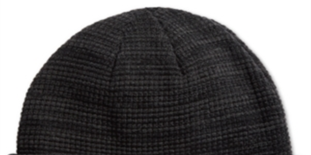Levi's Men's Marled Waffle Cuff Beanie Gray Size One Size