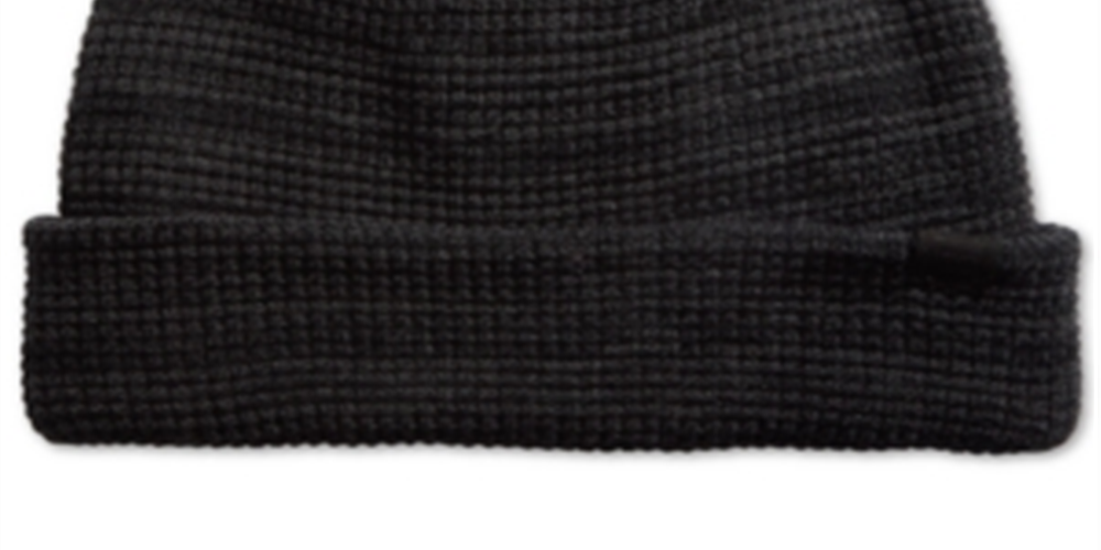 Levi's Men's Marled Waffle Cuff Beanie Gray Size One Size