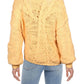 Free People Women's Nectarine Combo Sandstorm Cardigan Yellow Size Medium