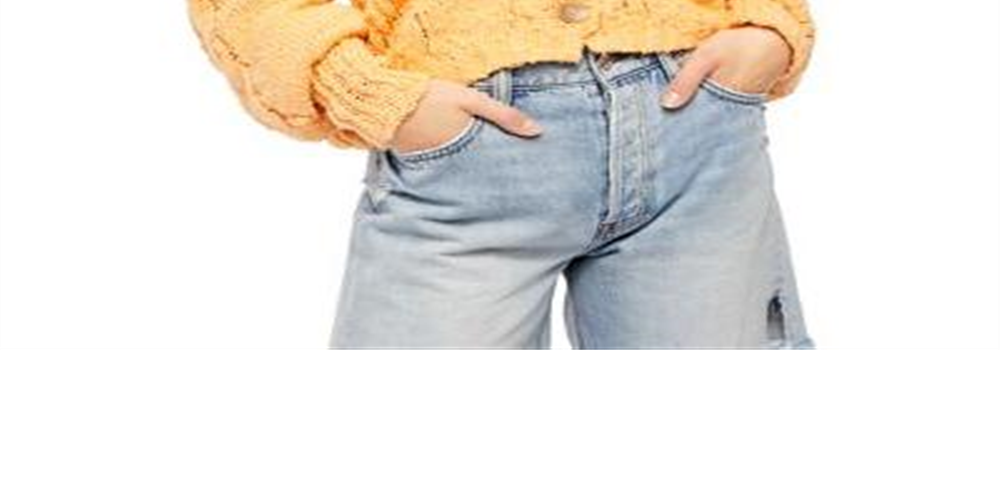 Free People Women's Nectarine Combo Sandstorm Cardigan Yellow Size Medium