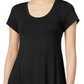 Style & Co Women's Short-Sleeve a-Line Dress  - Deep Black Size Small