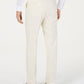 Sean John Men's Classic Fit Off White Solid Suit Pants White Size 42X30
