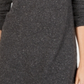 Karen Scott Women's Curved Hem Tunic Sweater Grey Size Petite