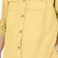 Charter Club Women's Utility Shirt Yellow Size Medium