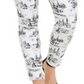 Charter Club Women's Printed Skinny Ankle Jeans  White Size 6