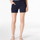 INC International Concepts Women's Curvy Pull-on Shorts  Blue Size 0