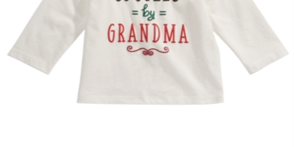 First Impressions Baby Boy's Spoiled Print T-Shirt White Size 6-9MOS