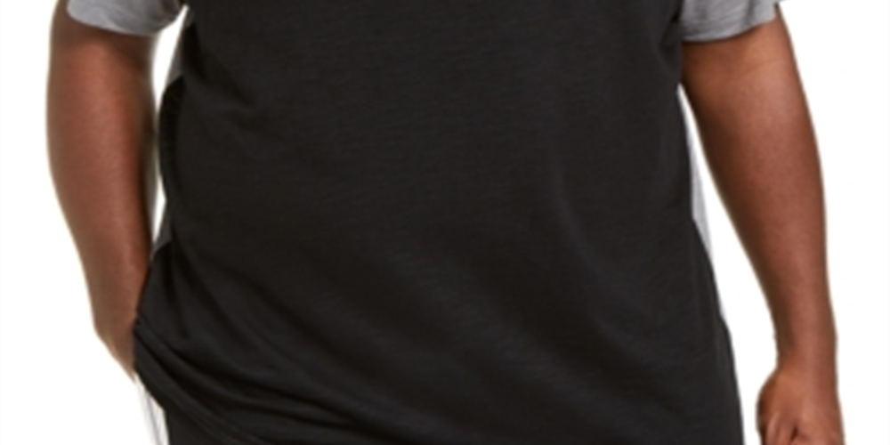 INC Men's  Short Sleeve Classic Fit T-Shirt Gray Size 2xb