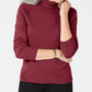 Karen Scott Women's Long Sleeve Turtle Neck Sweater Red Size Petite X-Large