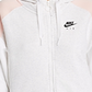 Nike Women's Full Zip Hoodie White Size L