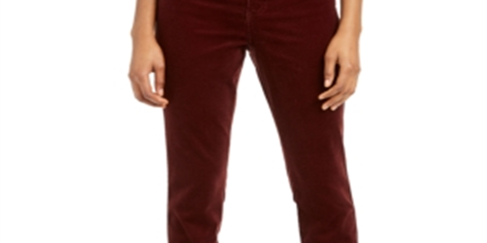 Kut From The Kloth  Women's Diana High Rise Fab Ab Skinny Corduroy Pants Red Size 4