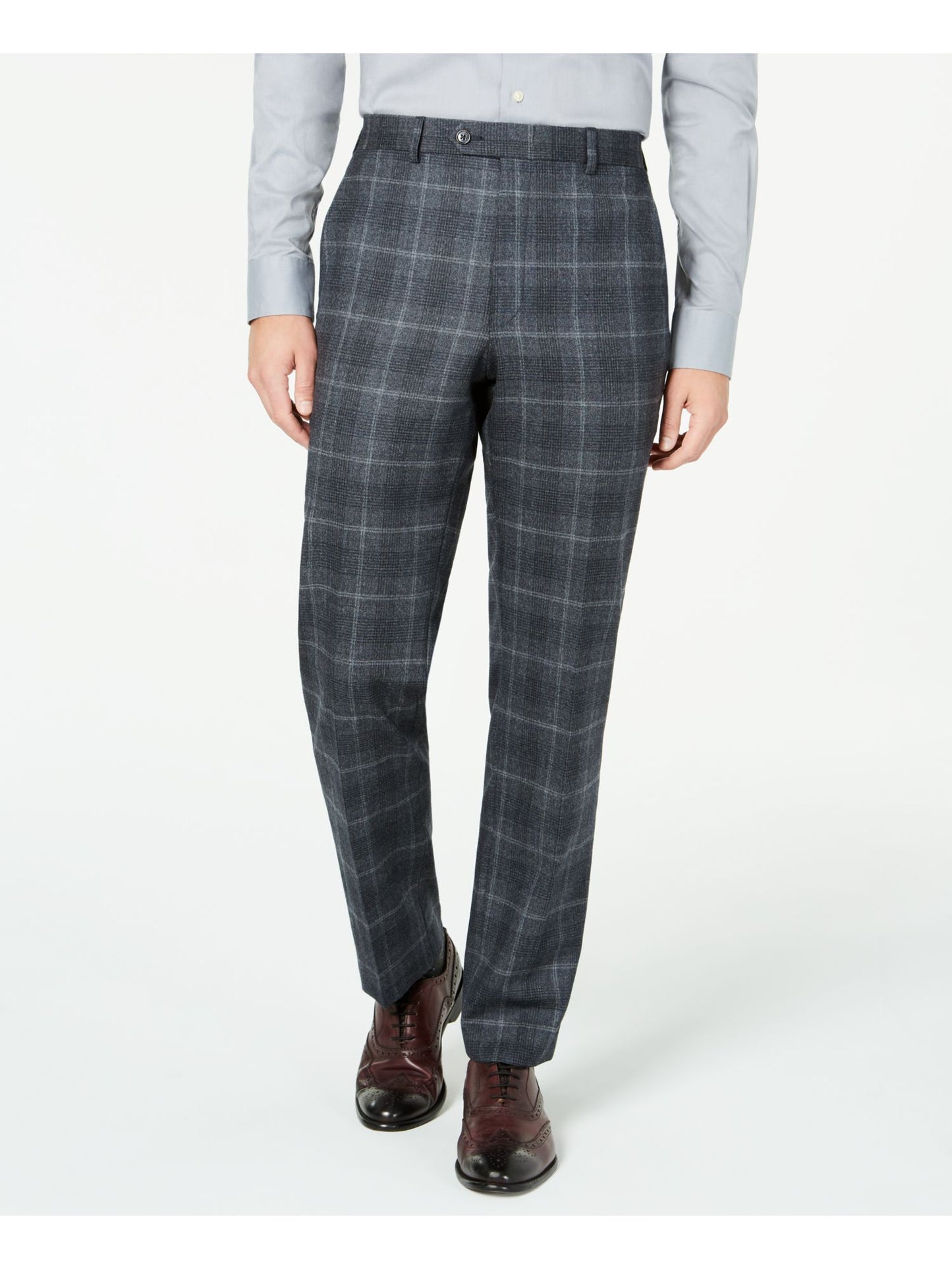 Lauren by Ralph Lauren Men's Dress Pants  Plaid Wool  Black Size 33X30