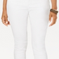 Style & Co Women's Petite Curvy-Fit Tummy-Control Skinny Jeans White Size 2 P