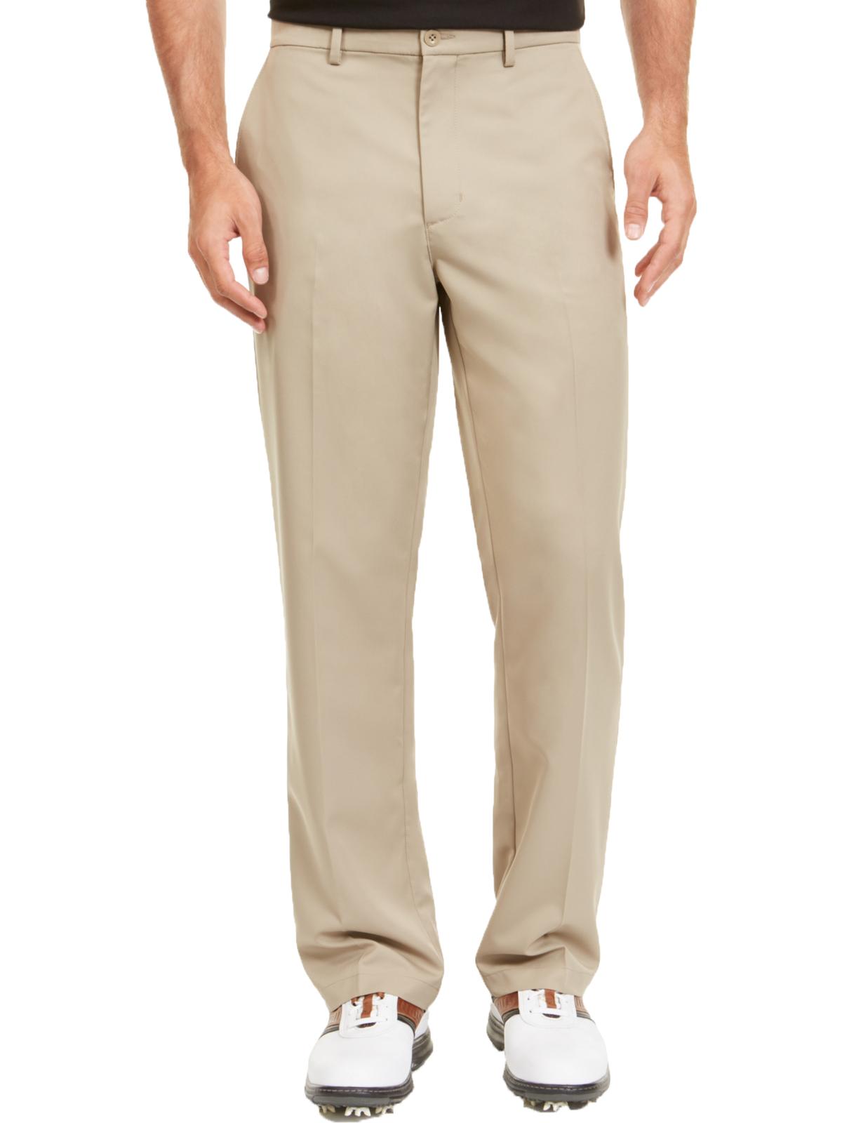 Attack Life By Greg Norman Men's Moisture Wicking Professional Dress Pants Brown Size 40X30