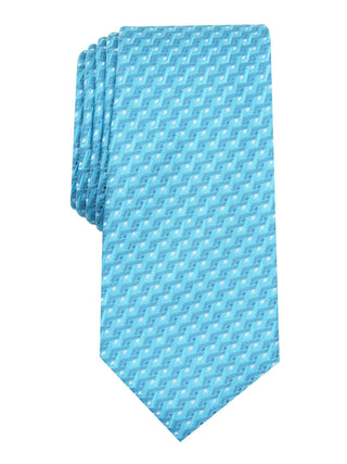 Alfani Men's Trellis Geometric Professional Neck Tie Blue Regular