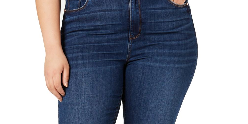 Celebrity Pink Women's Trendy Plus Size High-Rise Cro Seymour Size 24W