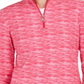 Karen Scott Women's Zip Neck Pullover Pink Size Petite S/M