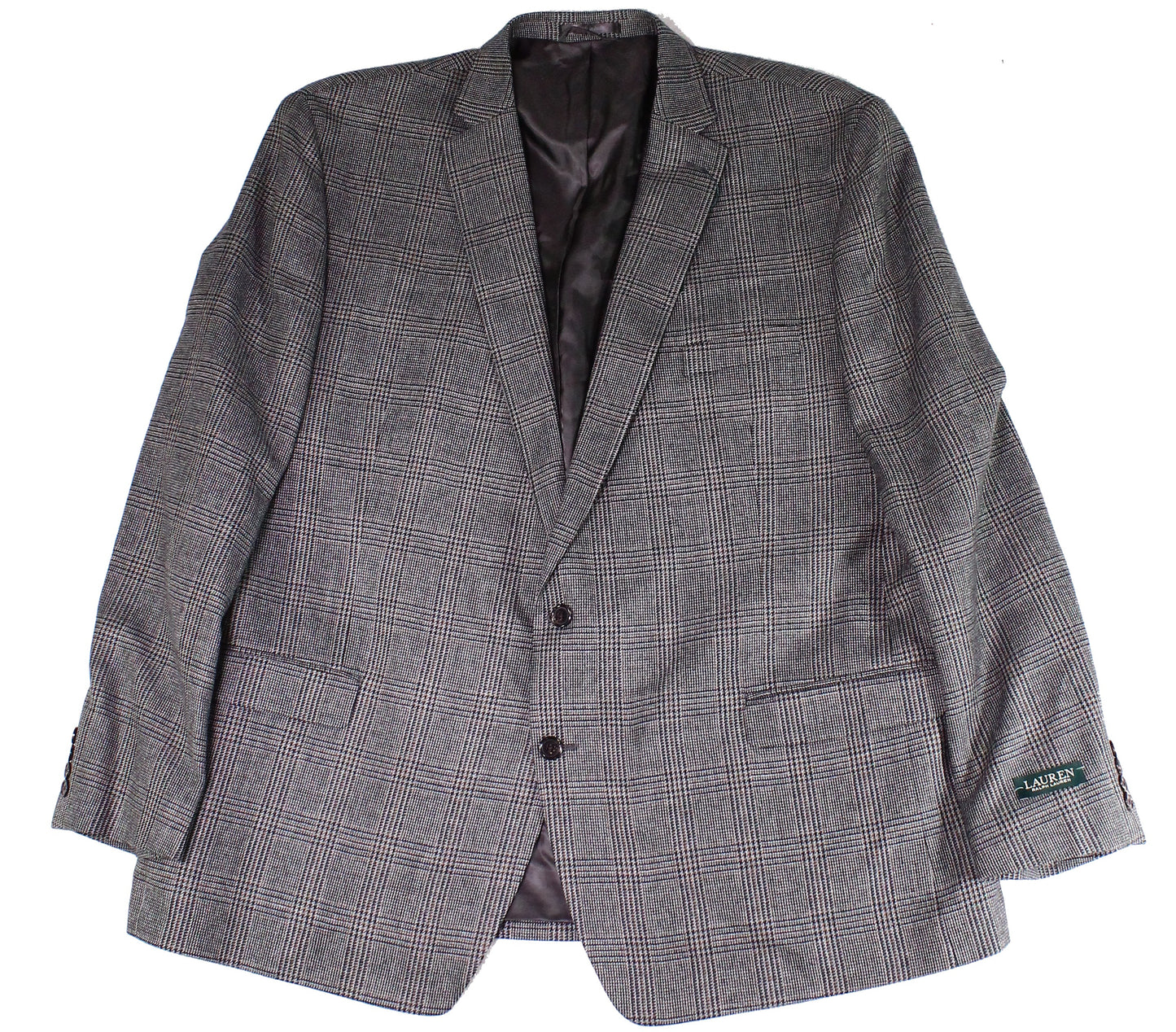 Lauren by Ralph Lauren Men's Sport Coat Brown UltraFlex Gray 44