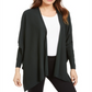 Alfani Women's  Open-Front Poncho Cardigan  Emerald Pine  Size XL