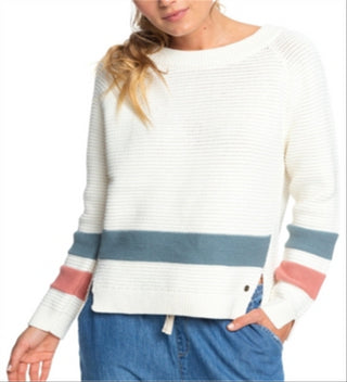 Roxy Juniors' Travel in Colors Sweater Snow White Size Small