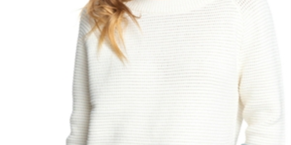 Roxy Juniors' Travel in Colors Sweater Snow White Size Small